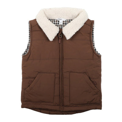 Bebe Boys Puffa Vest With Collar