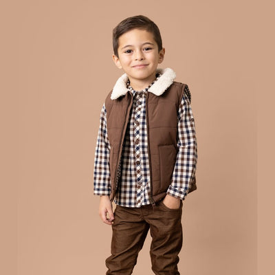 Bebe Boys Myled Check Shirt