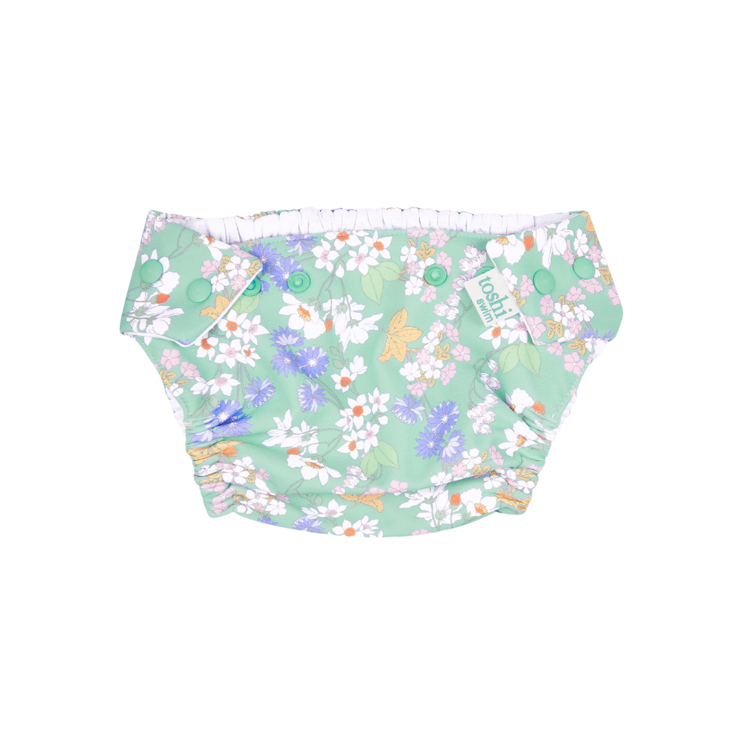 Baby Girls Swim Nappy Sea Blossom