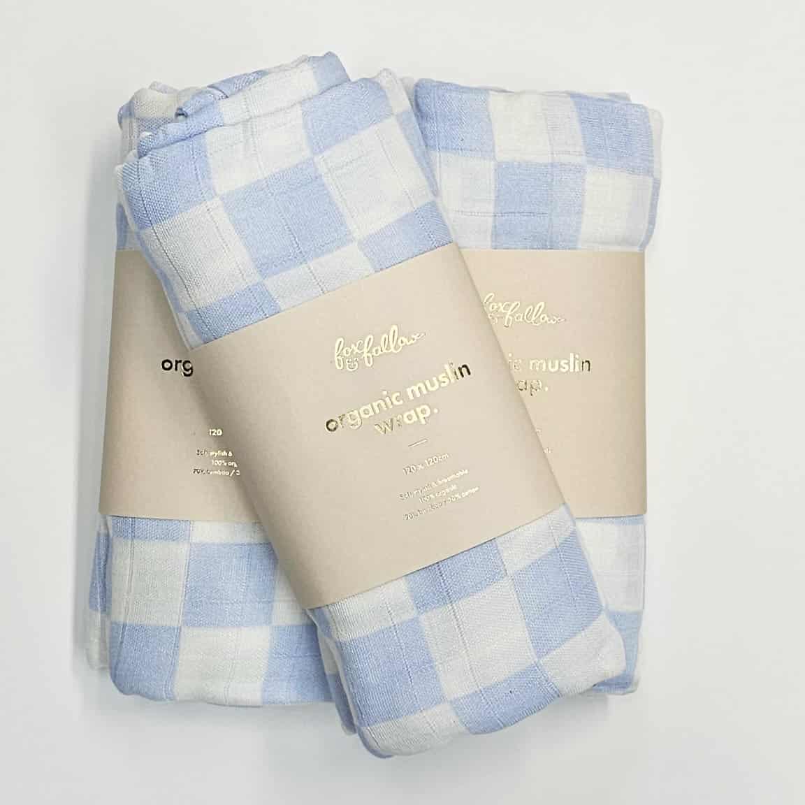 Baby Organic Muslin Wrap Powder Check