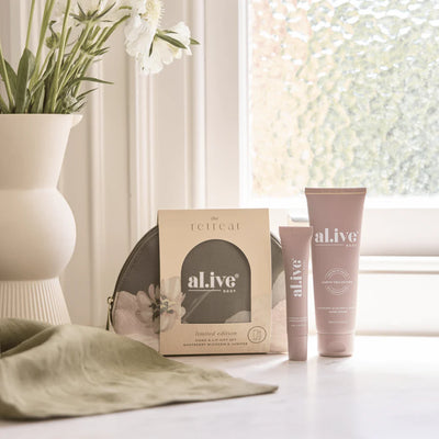 Hand + Lip Gift Set - Raspberry Blossom & Juniper