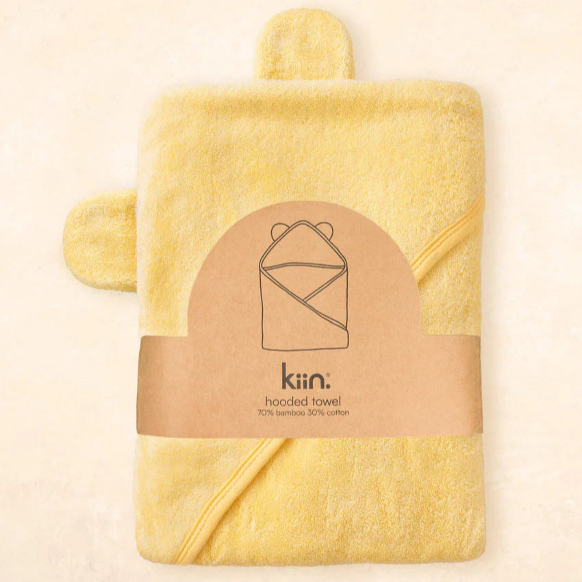 Baby Hooded Towel Buttercup