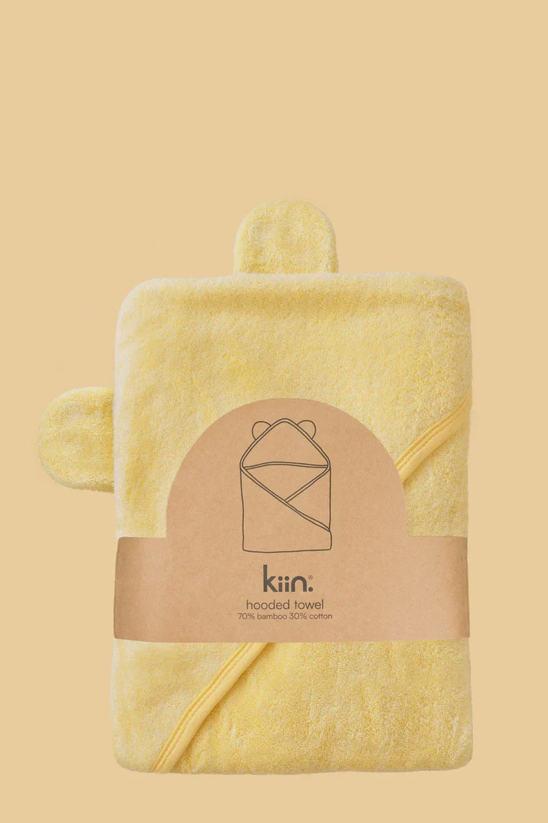 Baby Hooded Towel Buttercup