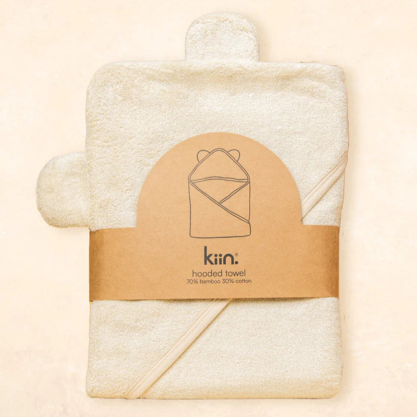 Baby Hooded Towel Ivory