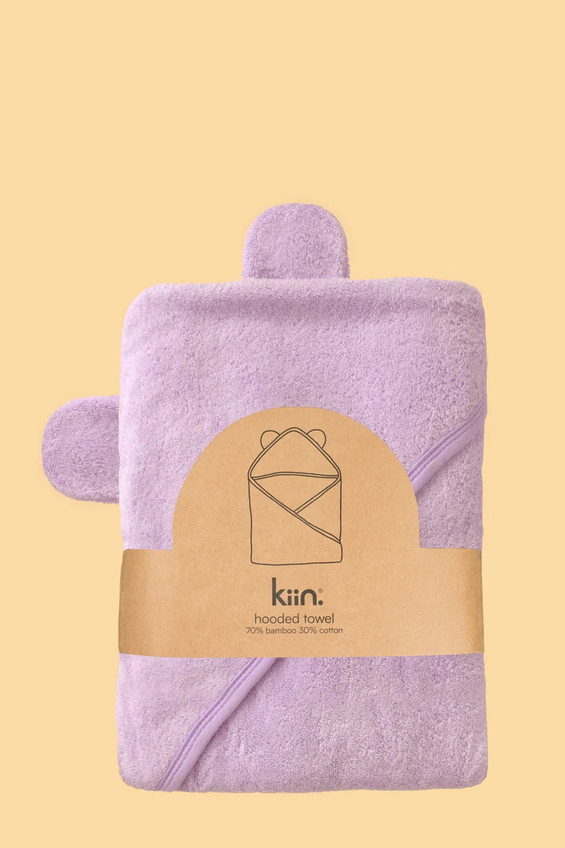 Baby Hooded Towel Lilac