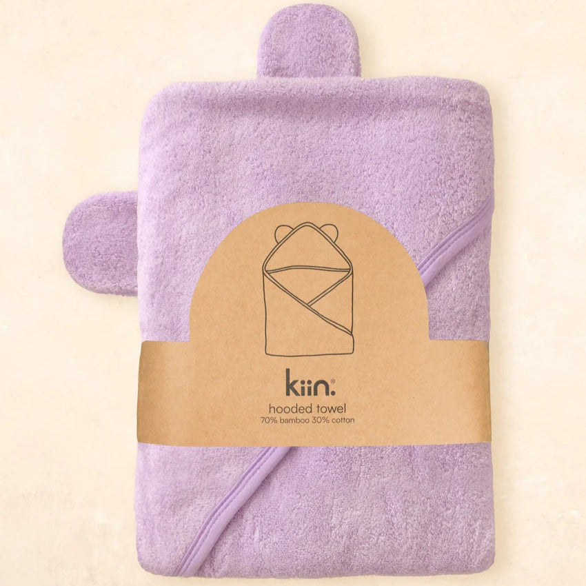 Baby Hooded Towel Lilac