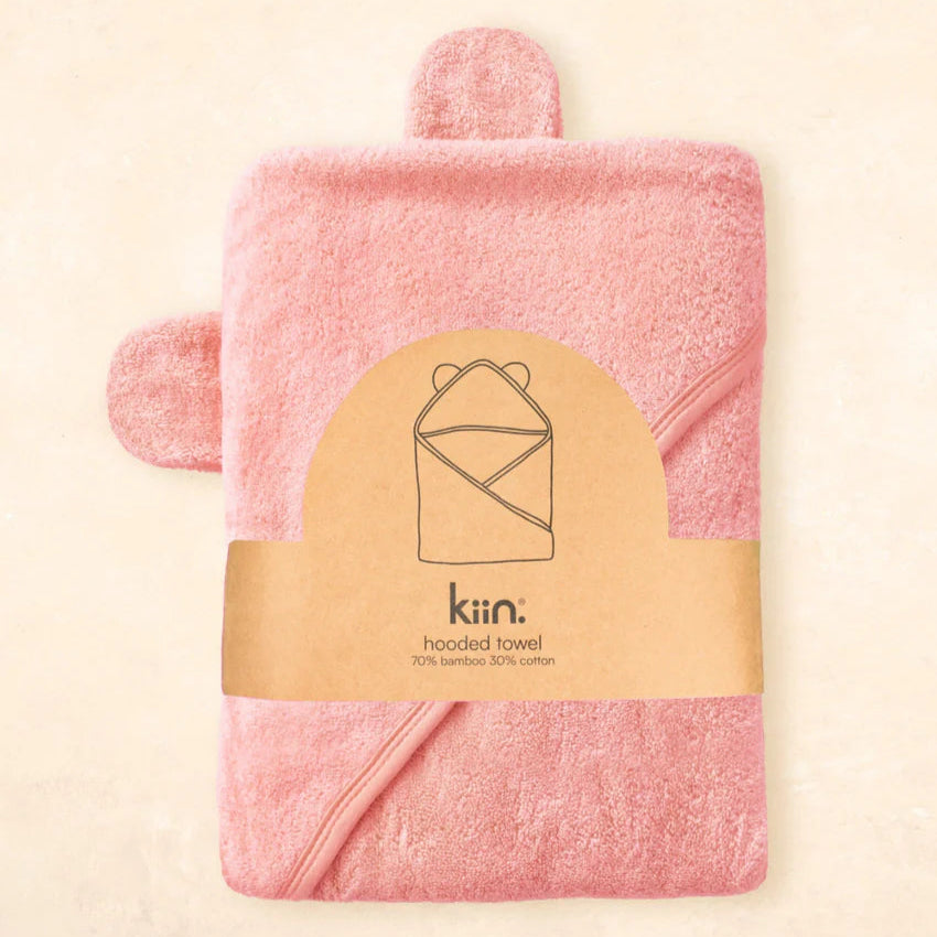 Baby Hooded Towel Peony
