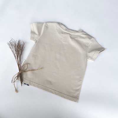 Baby Boys Little Cowboy Tee - Tan