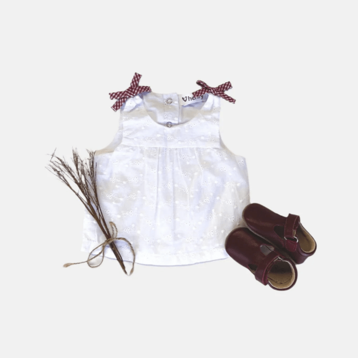 Baby Girls Amelia Top - White