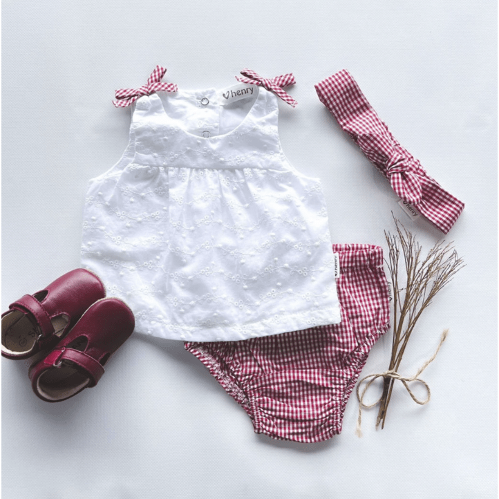 Baby Girls Amelia Top - White