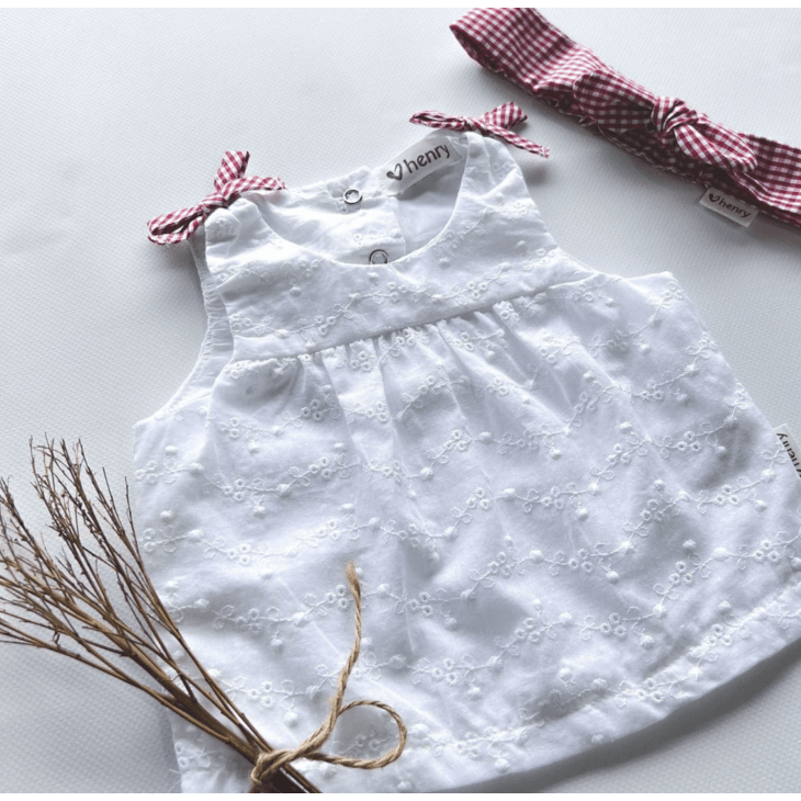 Baby Girls Amelia Top - White