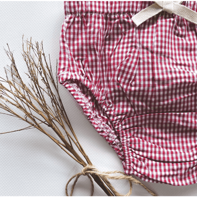 Baby Girls Pilcher - Petite Red Check