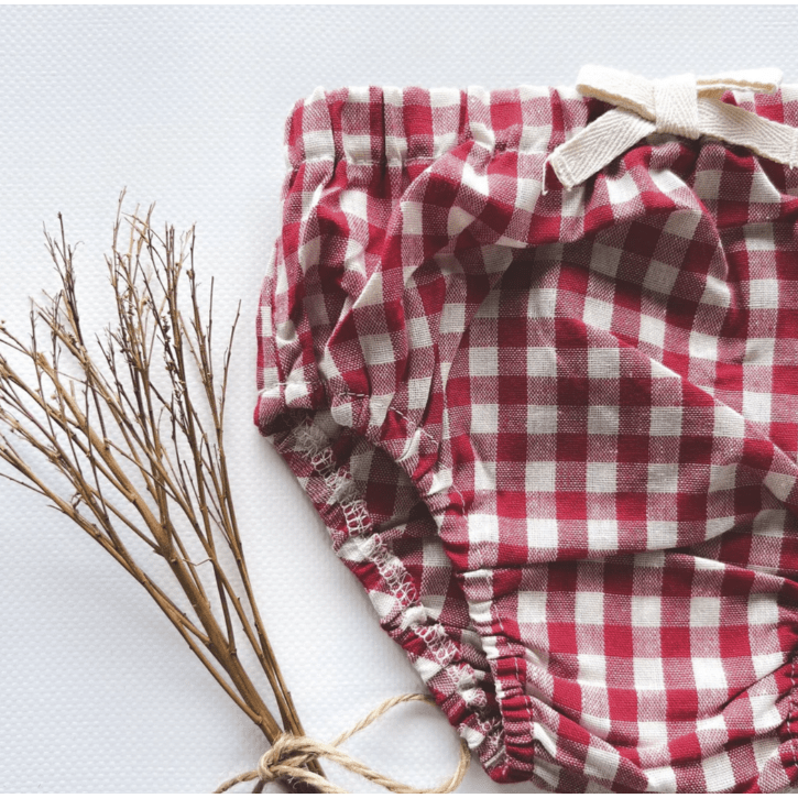 Baby Girls Pilcher - Red Check