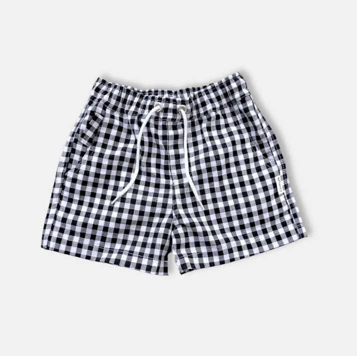 Boys Sonny Shorts - Navy Check