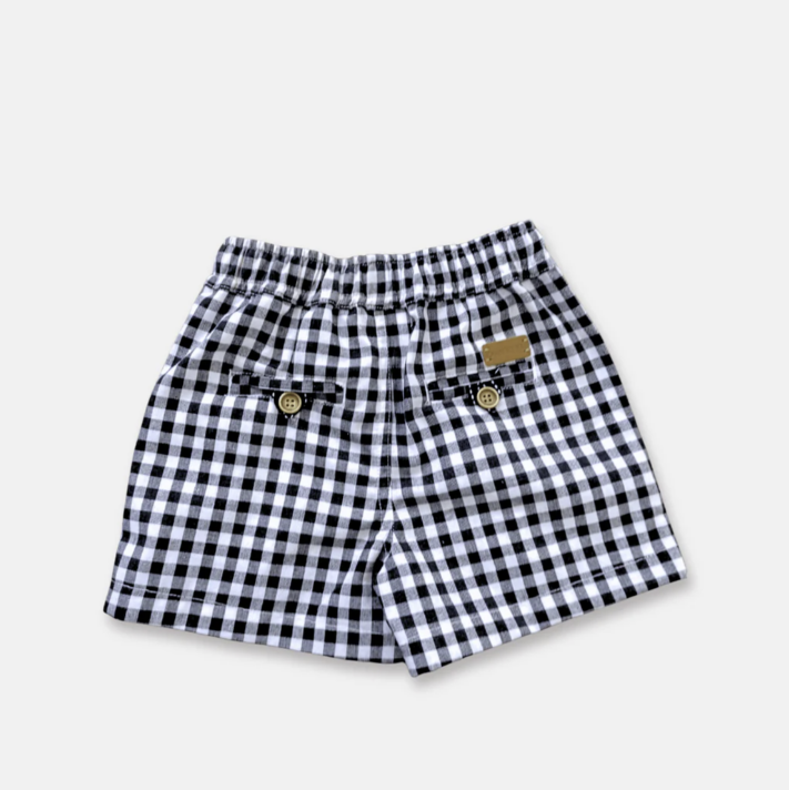 Boys Sonny Shorts - Navy Check