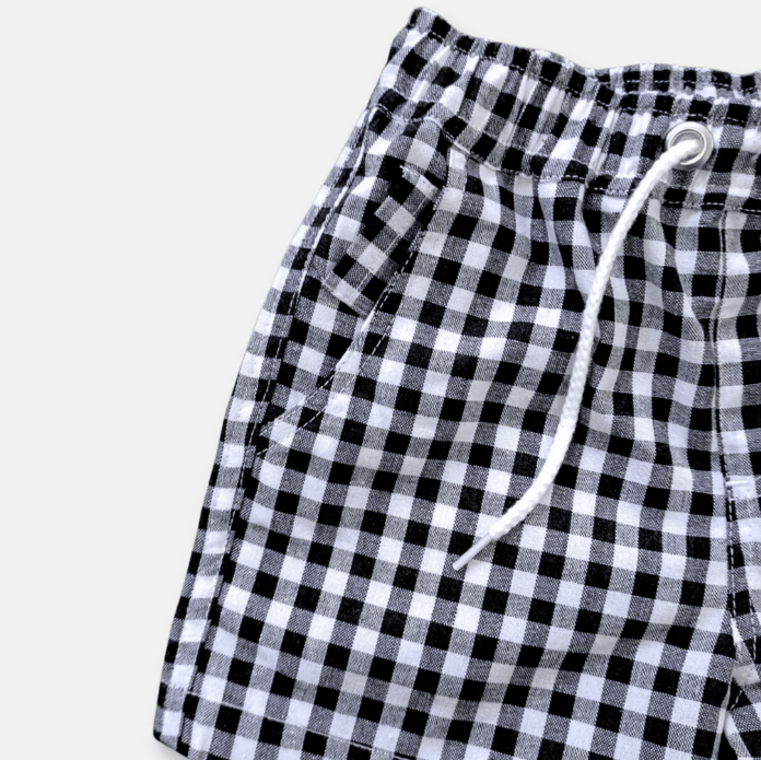 Boys Sonny Shorts - Navy Check