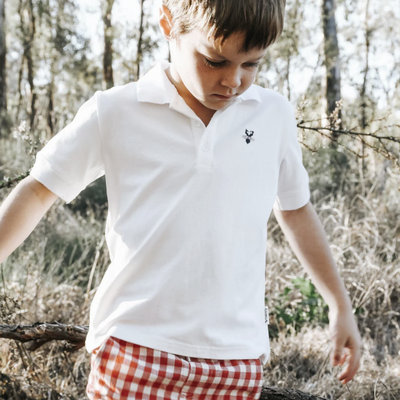 Boys Polo Shirt - White