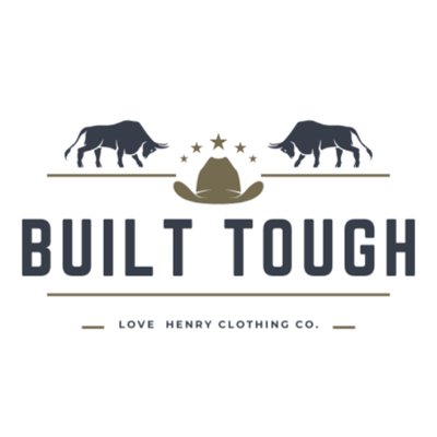 Boys Built Tough Tee - Tan