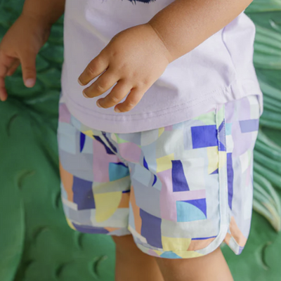 Boys Geometric Boardshort