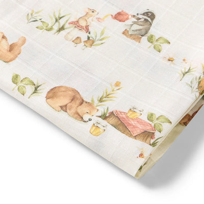 Organic Muslin Wrap Bears