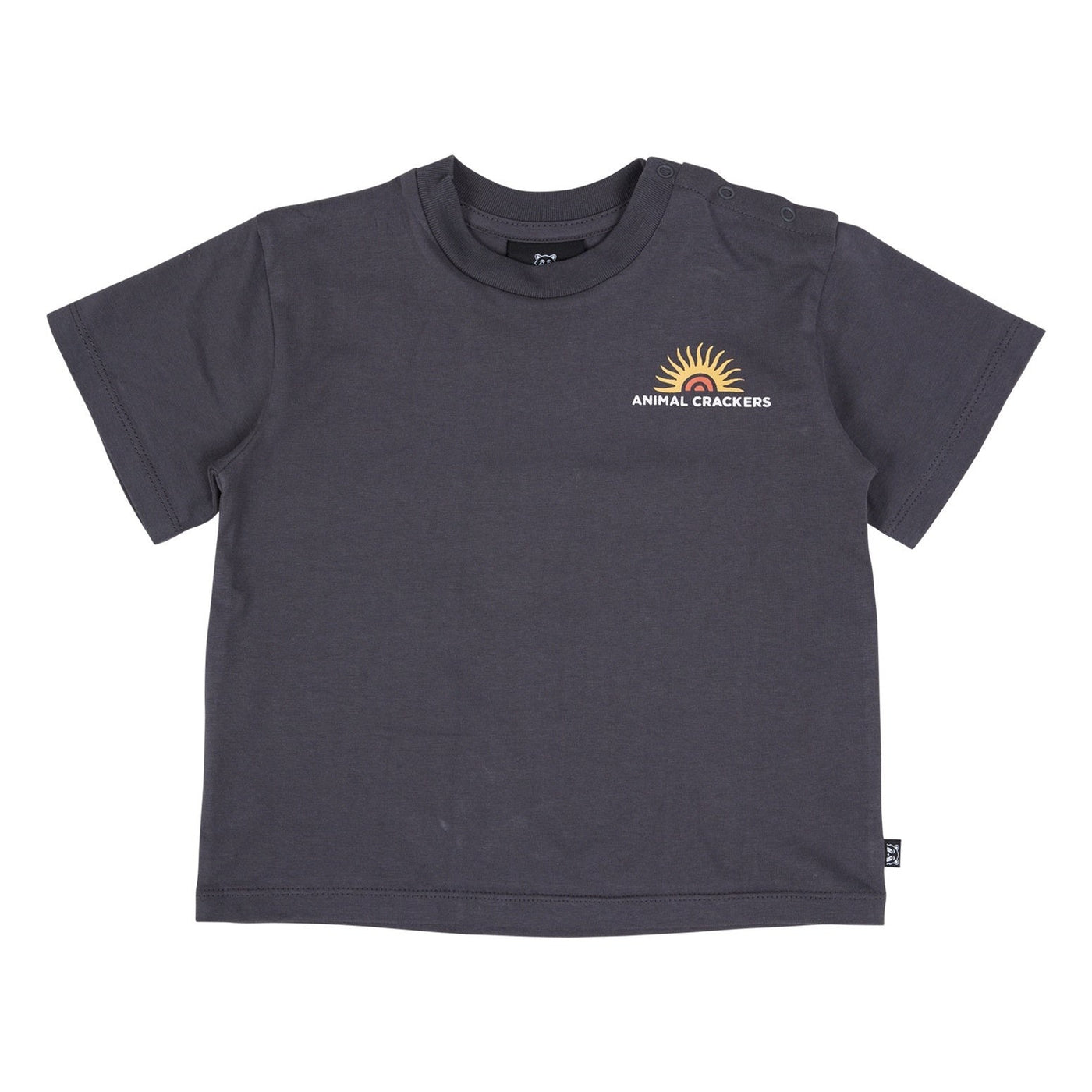 Boys Ocean Rise Tee Charcoal