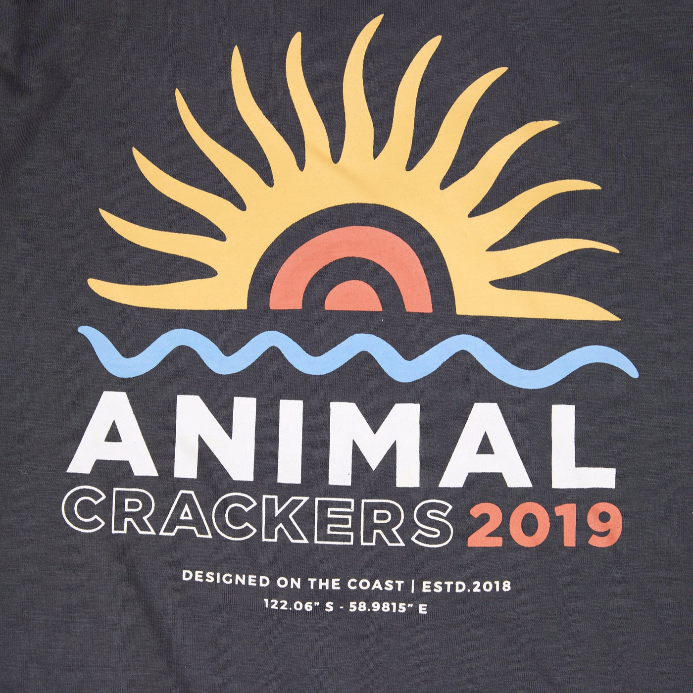 Boys Ocean Rise Tee Charcoal