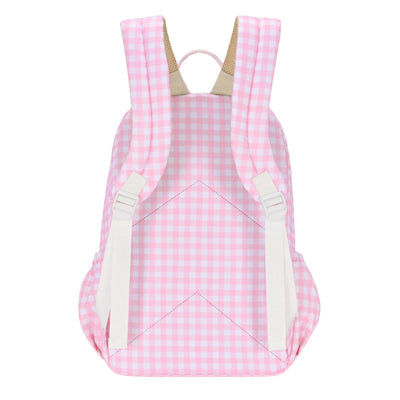 Pink Gingham Junior Kindy/School Backpack