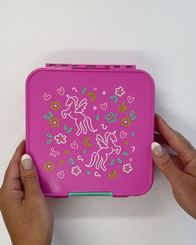 Bento FIve Lunch Box Unicorn Magic