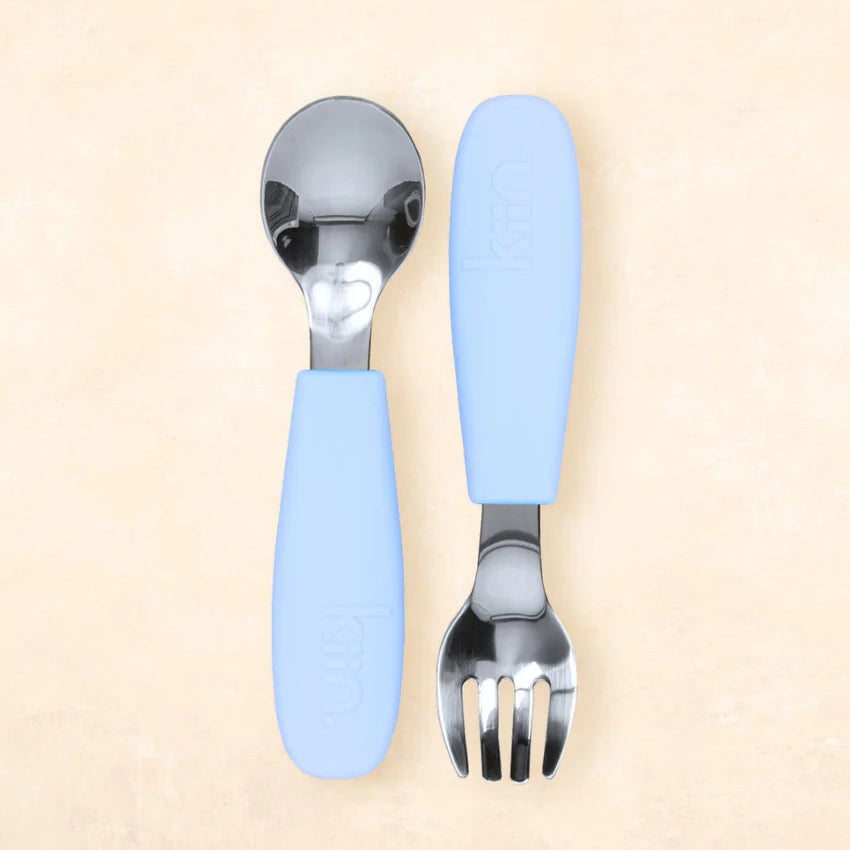 Silicone Cultery Set Pastel Sky