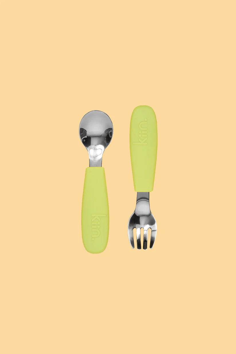 Silicone Cutlery Set Apple