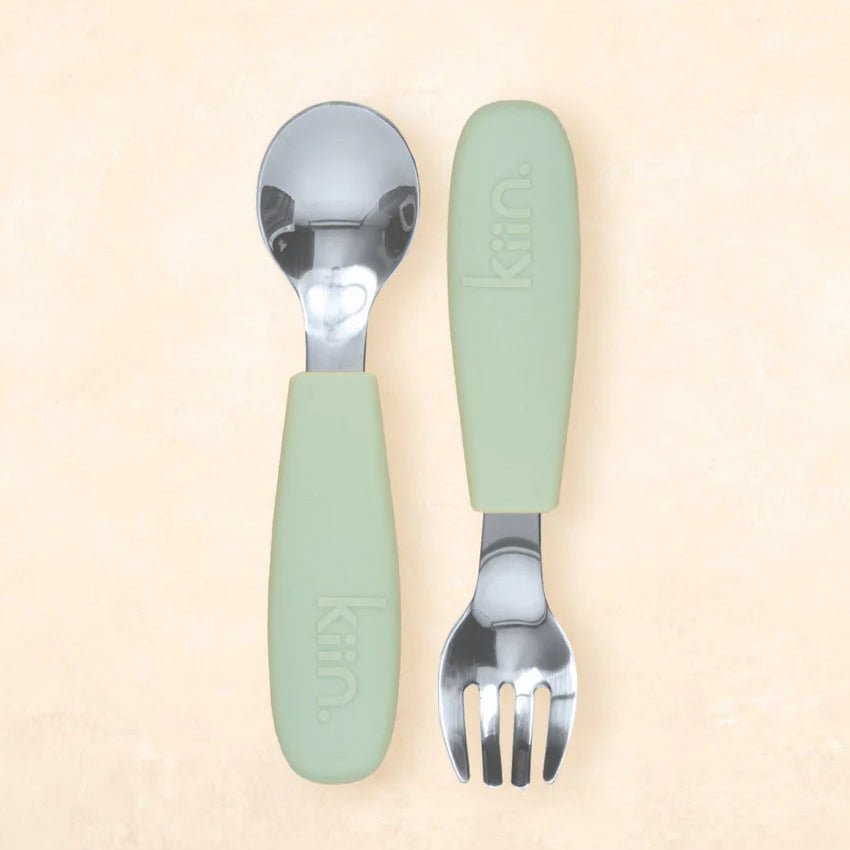 Silicone Cutlery Set Sage