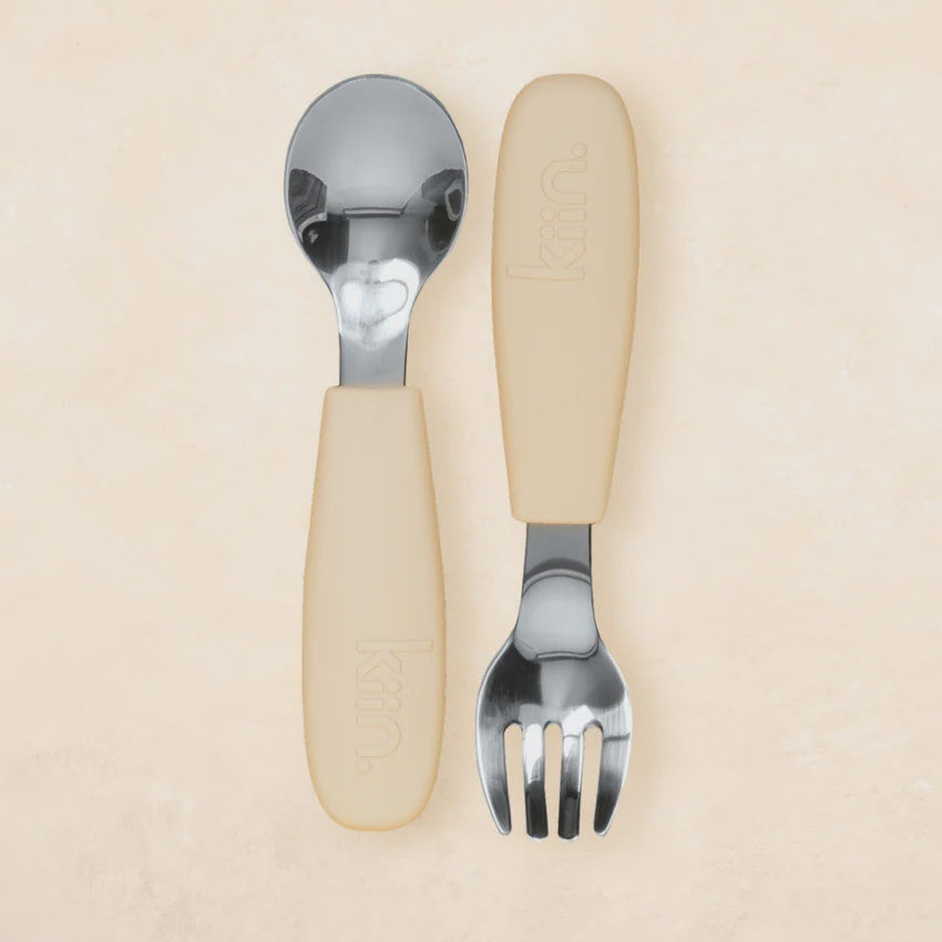 Silicone Cutlery Set Vanilla