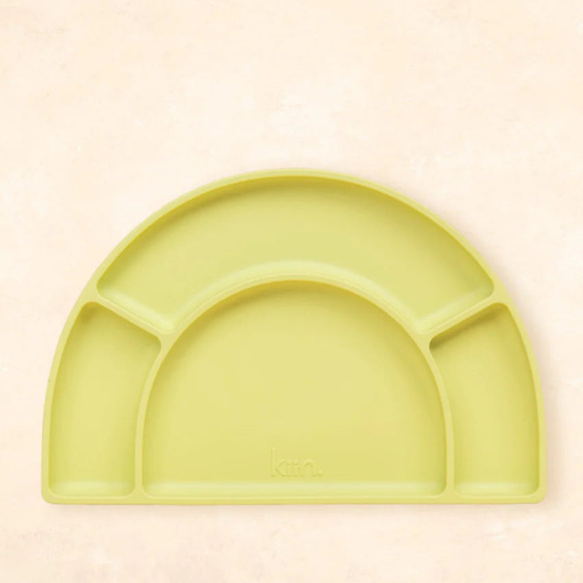 Silicone Divided Plate Apple