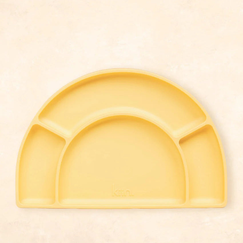 Silicone Divided Plate Buttercup