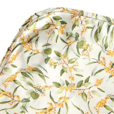 Jesery Wrap & Topknot Set Golden Wattle