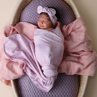 Jersey Wrap & Topknot Set Twinkle