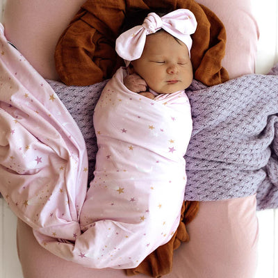 Jersey Wrap & Topknot Set Twinkle