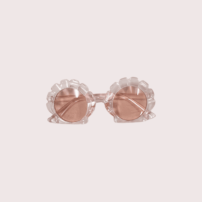Shell Sunglasses | Clear Blush (4675775365180)