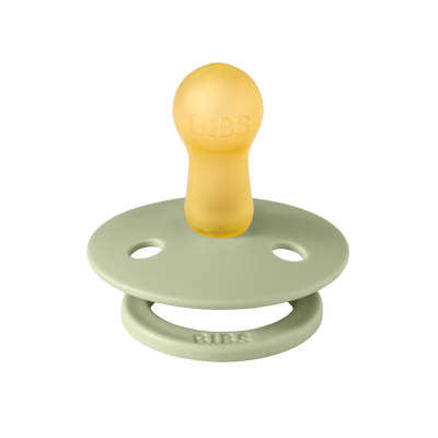 Bibs Dummies Round 2pk Sage