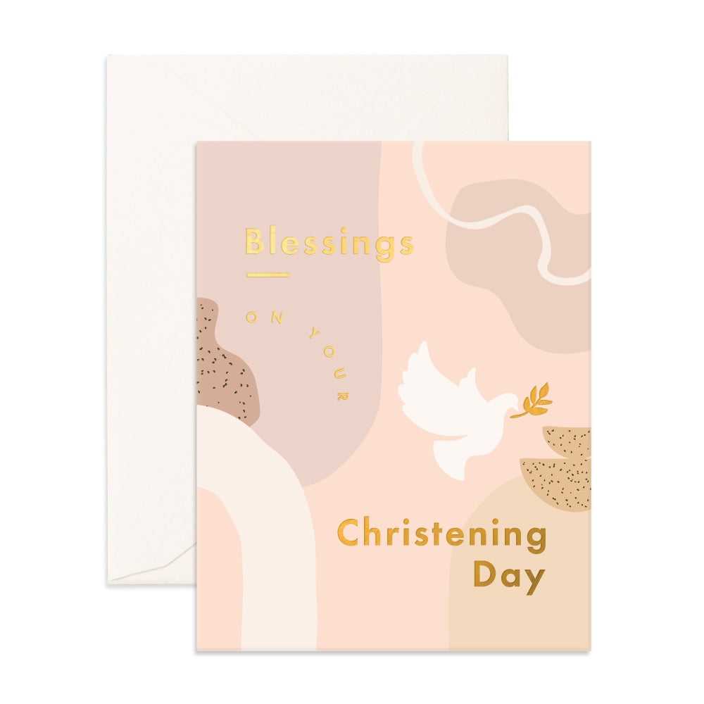 Christening Still Life Greeting Card (6623703138364)