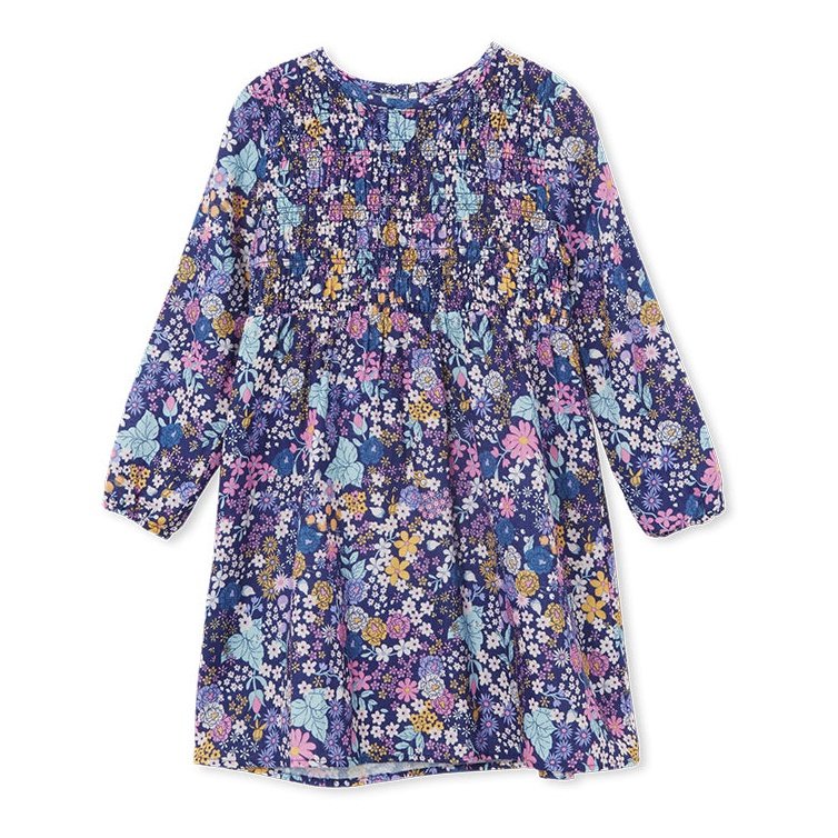 MILKY | Girls Winter Boutique Shirred Dress