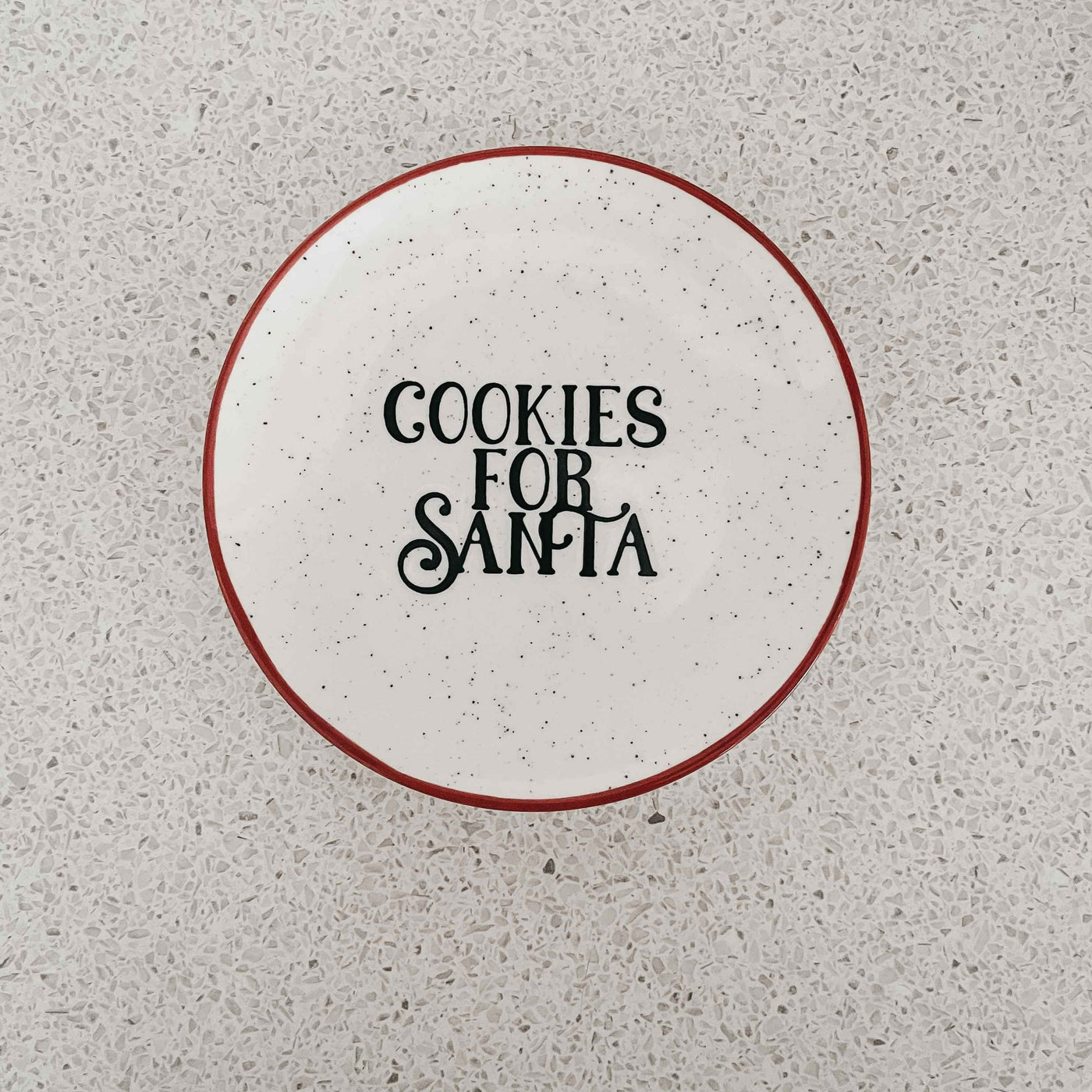 Cookies For Santa Plate