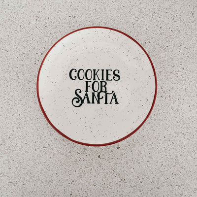 Cookies For Santa Plate