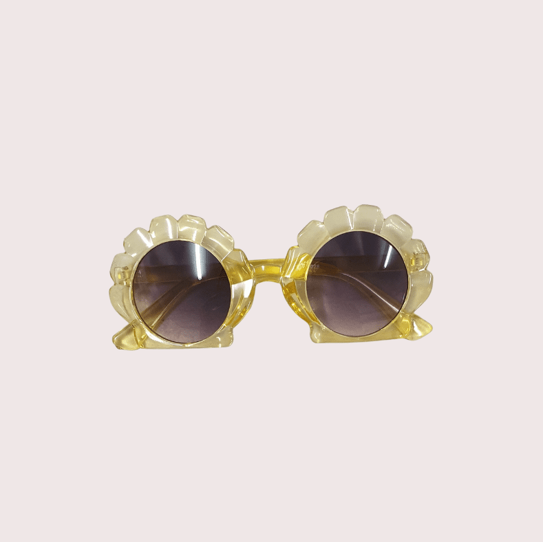 Shell Sunglasses | Clear Canary (4675775463484)