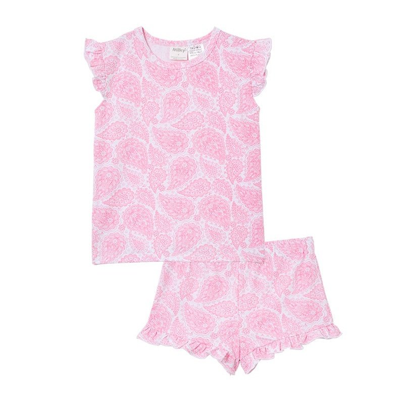 Girls Pink Paisley Pyjamas – Cinnamon Street Kids