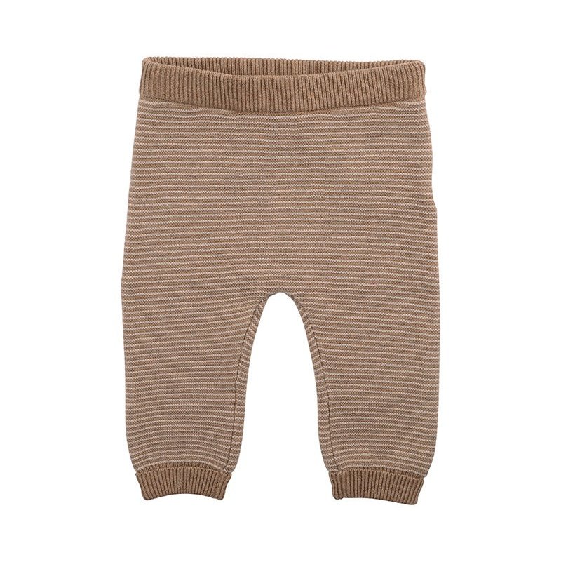 Baby Boys Carmamel Stripe Knit Pants