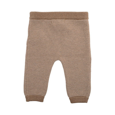 Baby Boys Carmamel Stripe Knit Pants