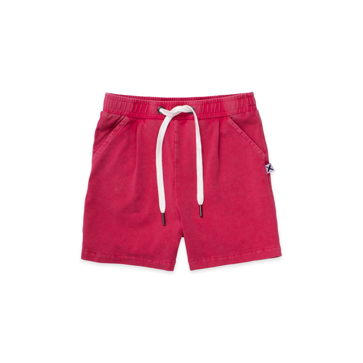 MINTI | Girls Blasted Shorts - Raspberry Wash (6658541879356)