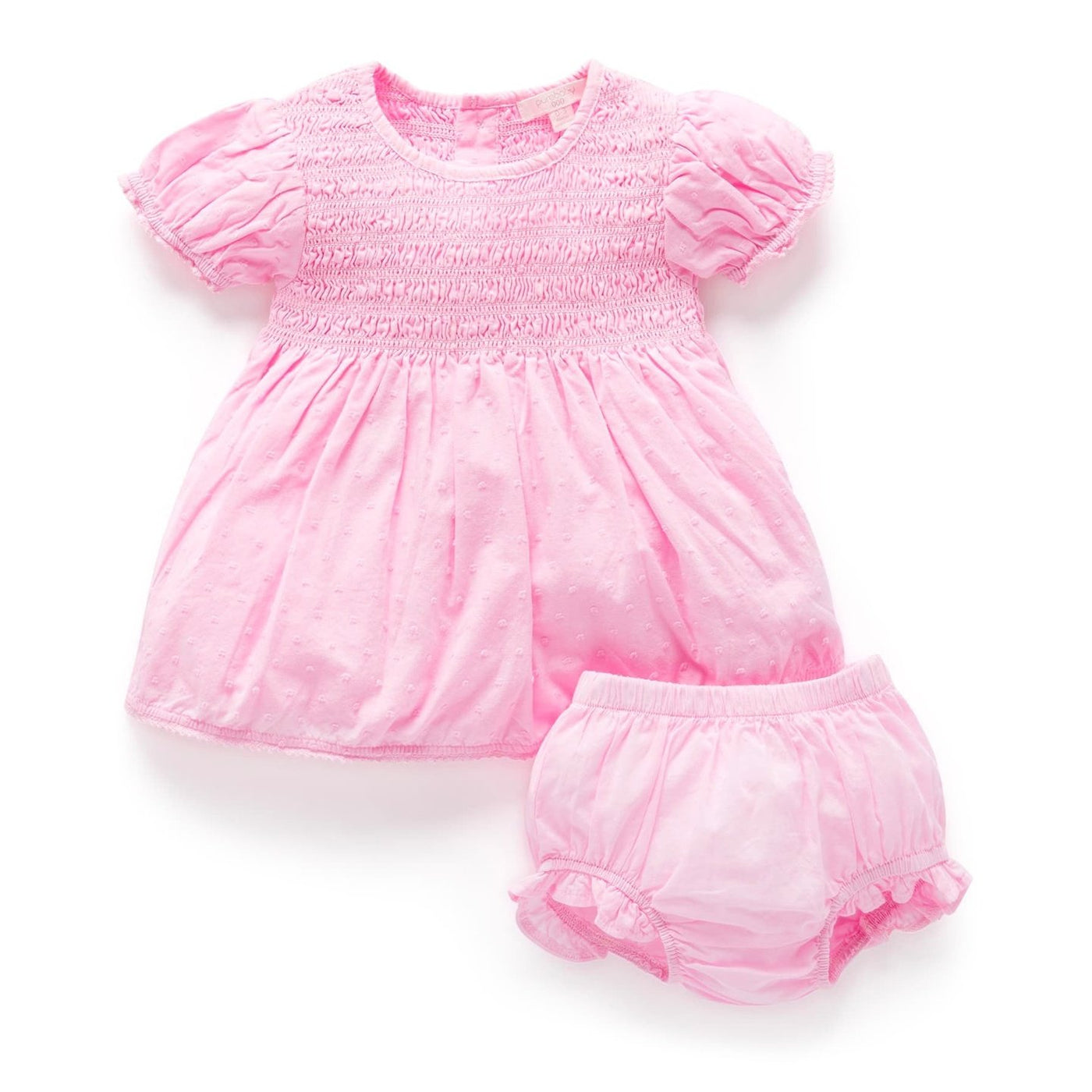 Baby Girls Hail Spot Dress Pink