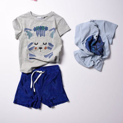 MINTI | Girls Roomy Shorts - Cobalt